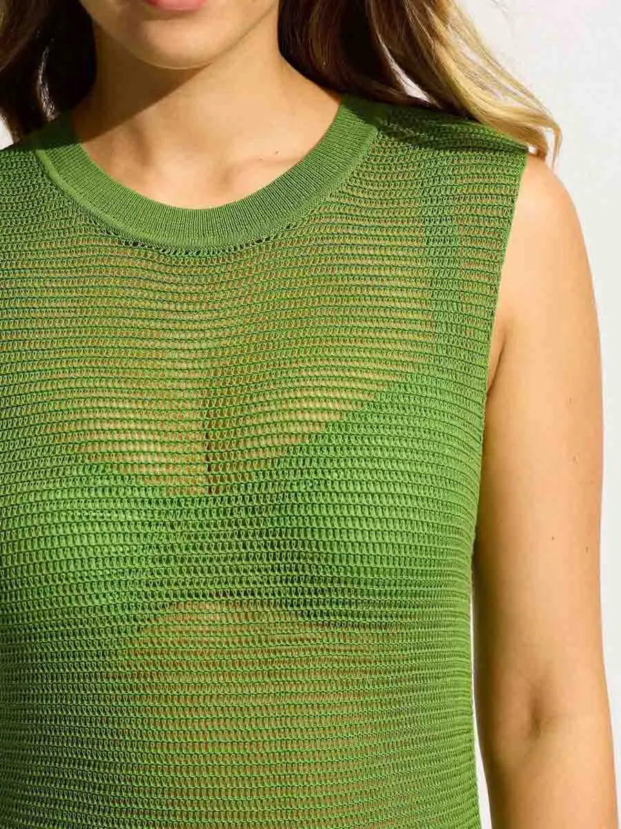Maxi Knit Dress In Sage