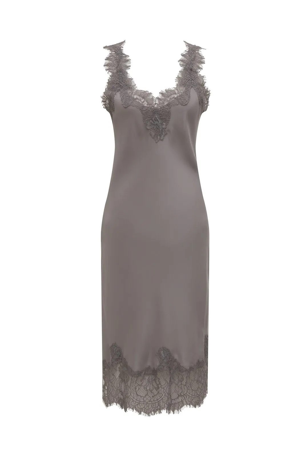 Megan Coco Dress Platinum Grey