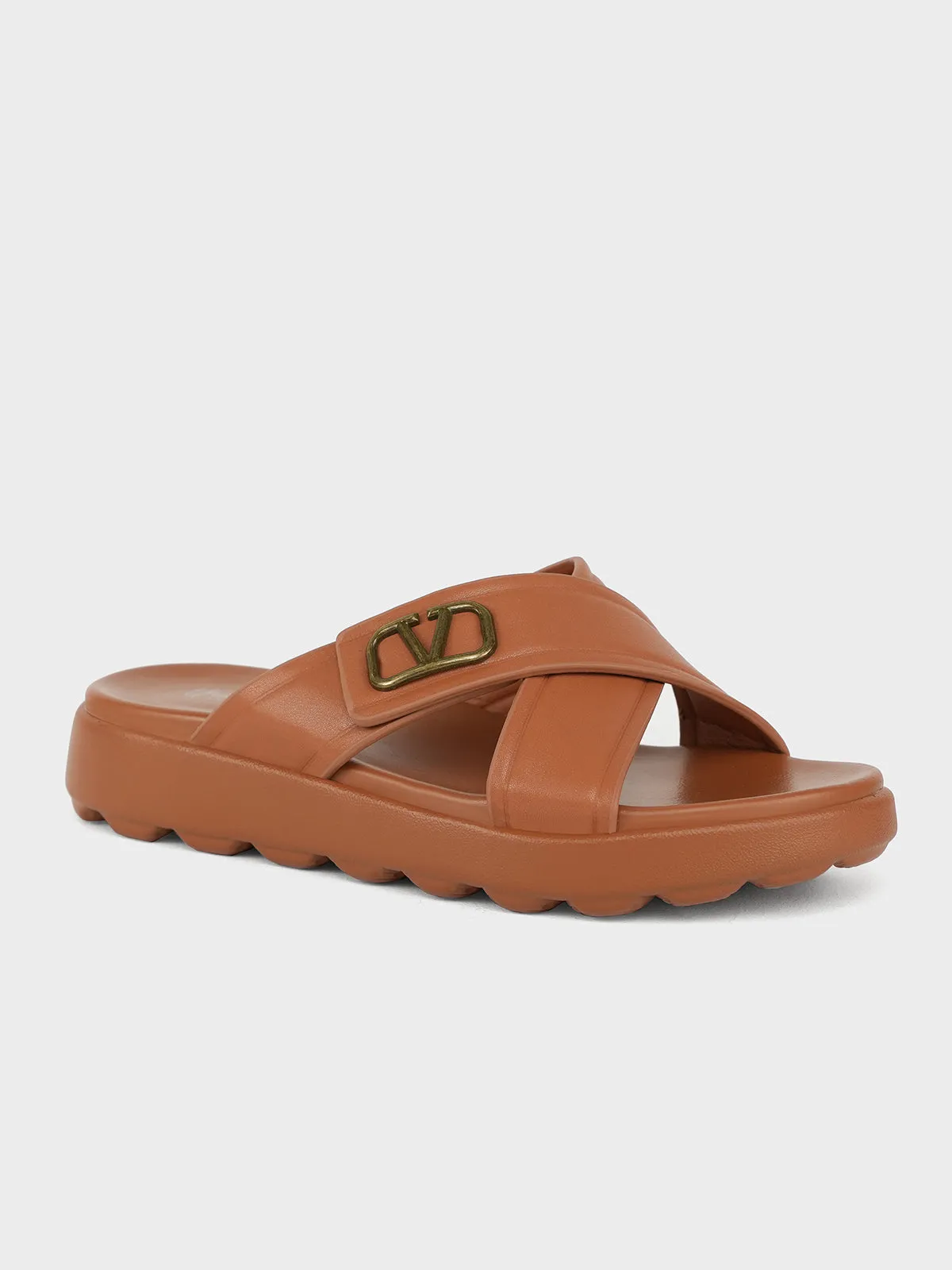 Men "TIROSH" Crossover Casual Slippers