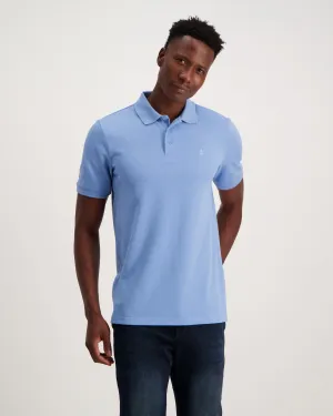 Mens - Basic Golfer Tex - Blue Melange