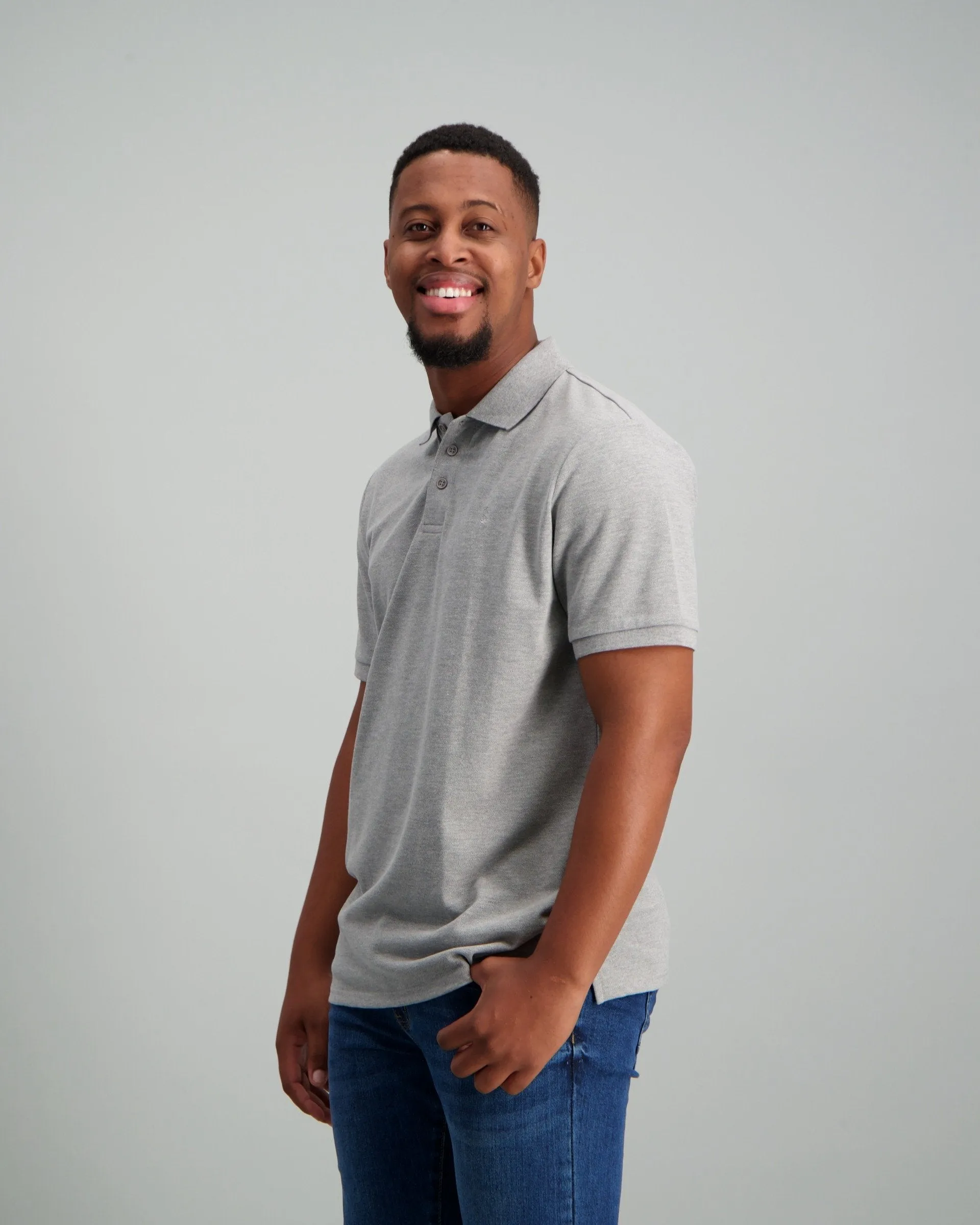Mens - Basic Golfer Tex - Grey
