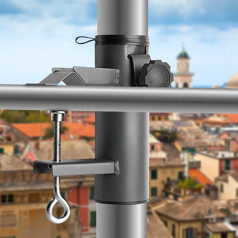 Metal Balcony Parasol Holder Clamp