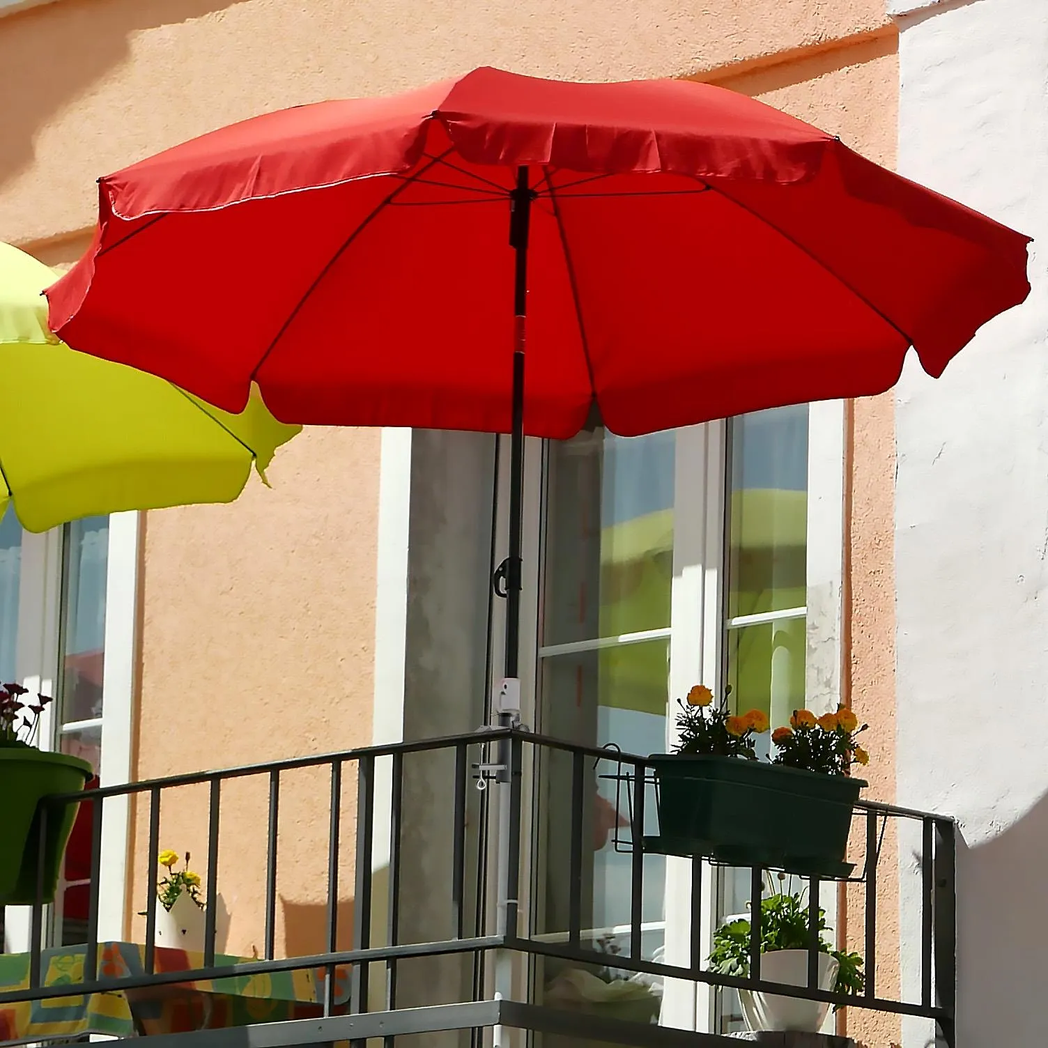 Metal Balcony Parasol Holder Clamp