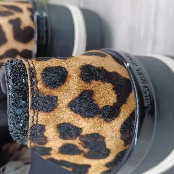 Michael Kors Calf Hair &amp; Neoprene Sneakers