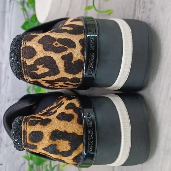 Michael Kors Calf Hair &amp; Neoprene Sneakers