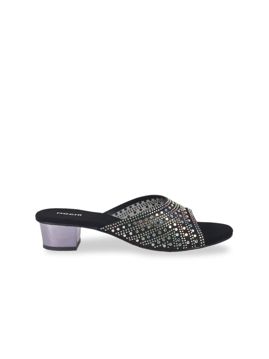 Mochi Women Embellished Block Heel Sandals