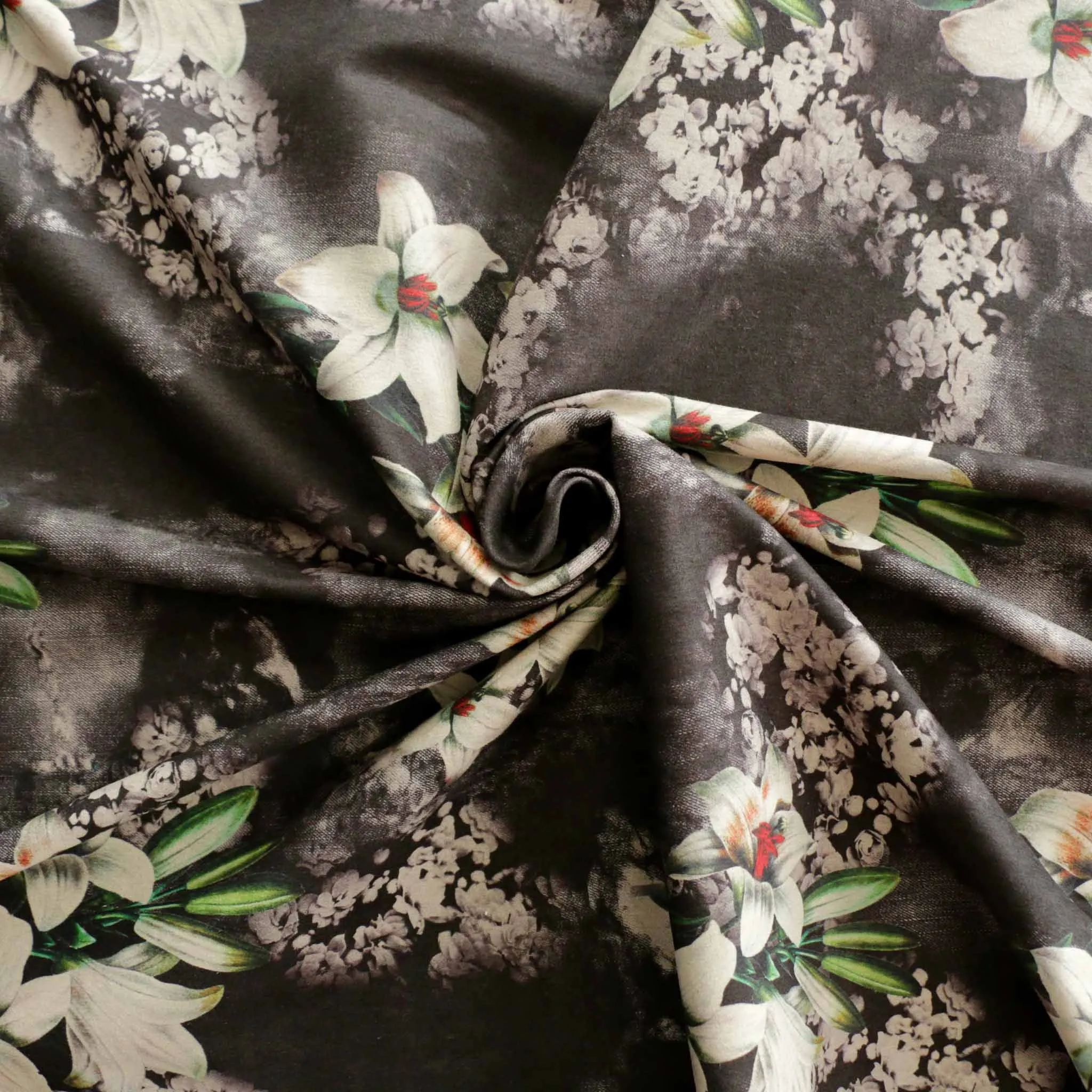 Moleskin Fabric - Black