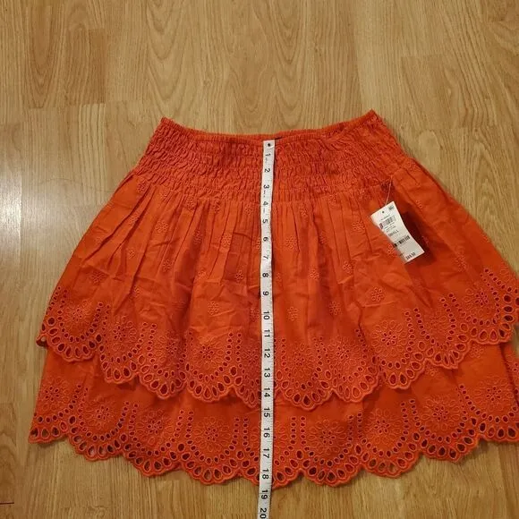 NEW! INC Eyelet Mini Skirt size Small