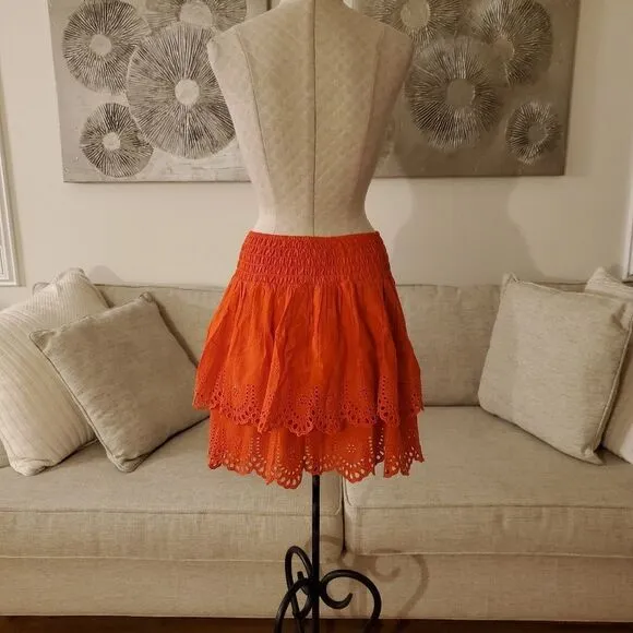 NEW! INC Eyelet Mini Skirt size Small