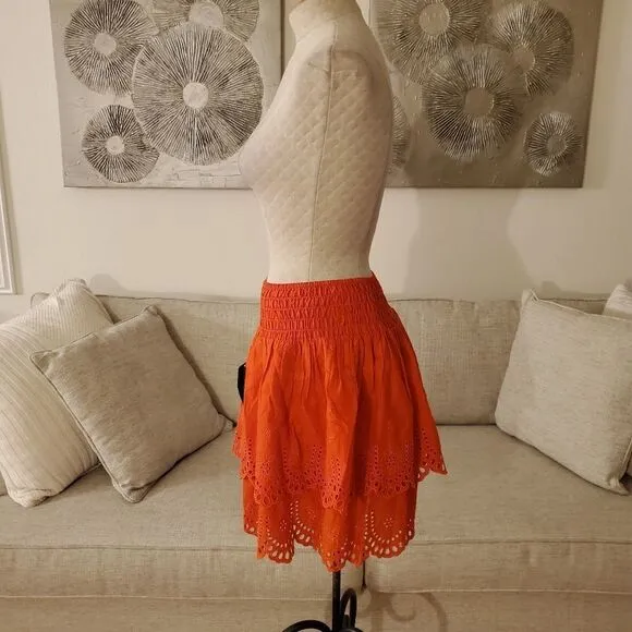 NEW! INC Eyelet Mini Skirt size Small