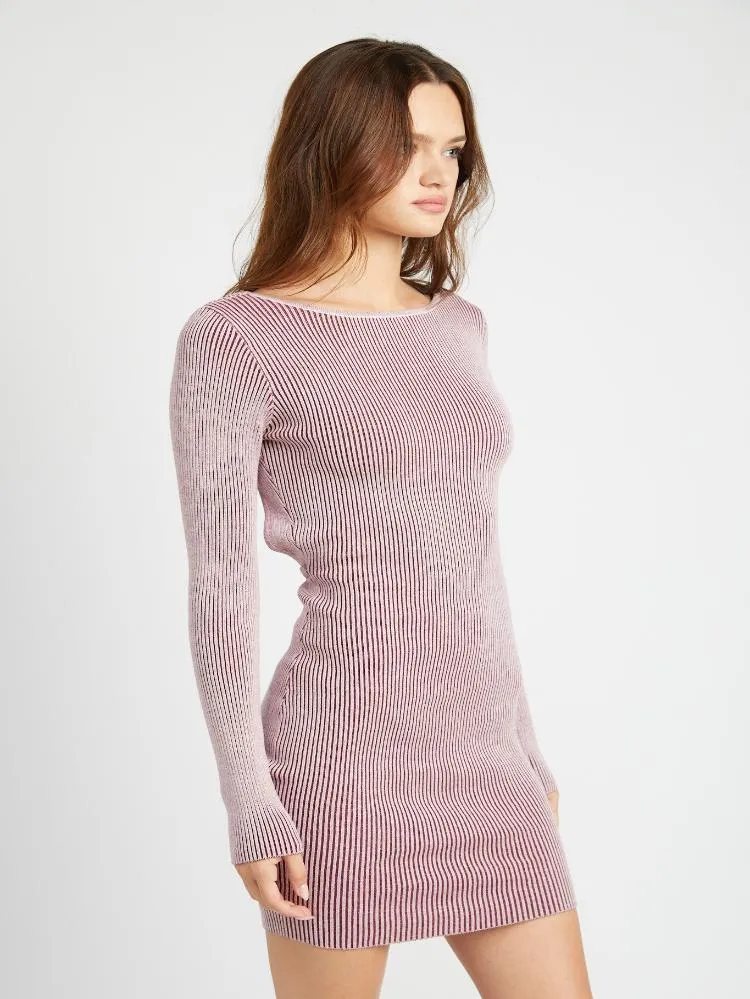 Nia Open Back Bodycon Mini Dress