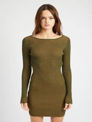 Nia Open Back Bodycon Mini Dress