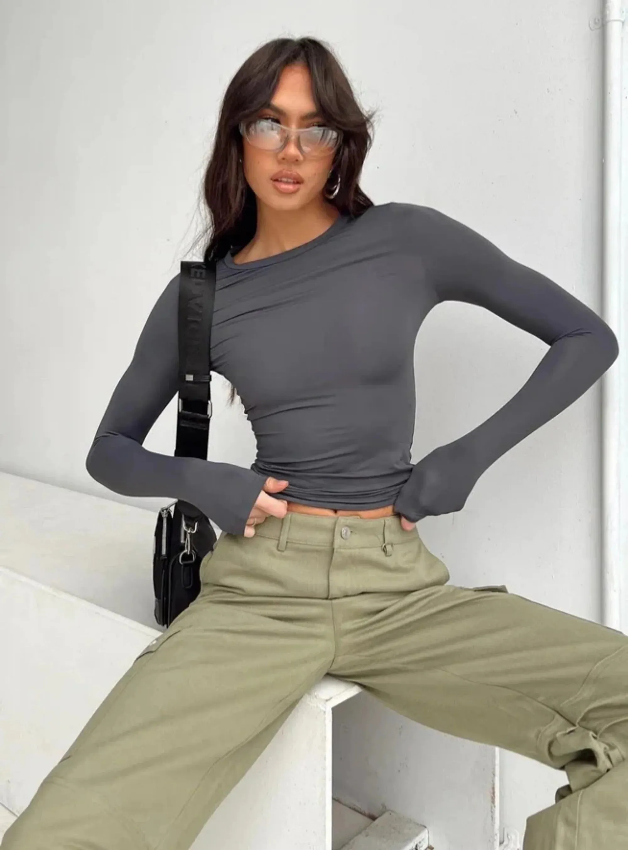 Obsidian Phoenix Women's Luxury Long-Sleeve T-Shirt