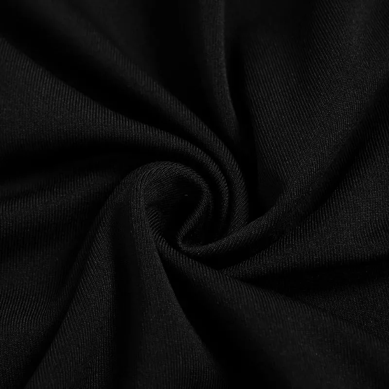 Obsidian Phoenix Women's Luxury Pullover Crop Top and High-Split Skirt Set