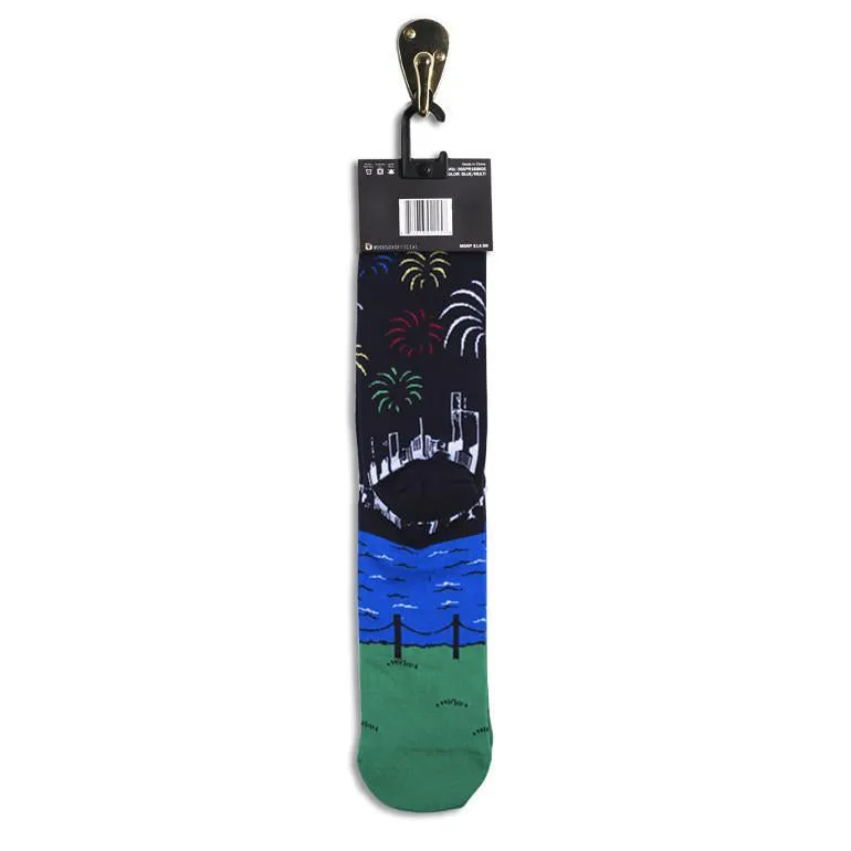 Odd Sox Unisex Crew Novelty Socks, Celebration, One Size