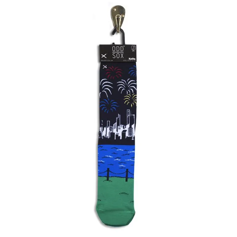 Odd Sox Unisex Crew Novelty Socks, Celebration, One Size
