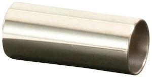 On Stage Chrome-Plated Seamless Steel Slide with Pouch -Size 11