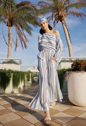 ONCE WAS POSTIANO PANT SORRENTO STRIPE