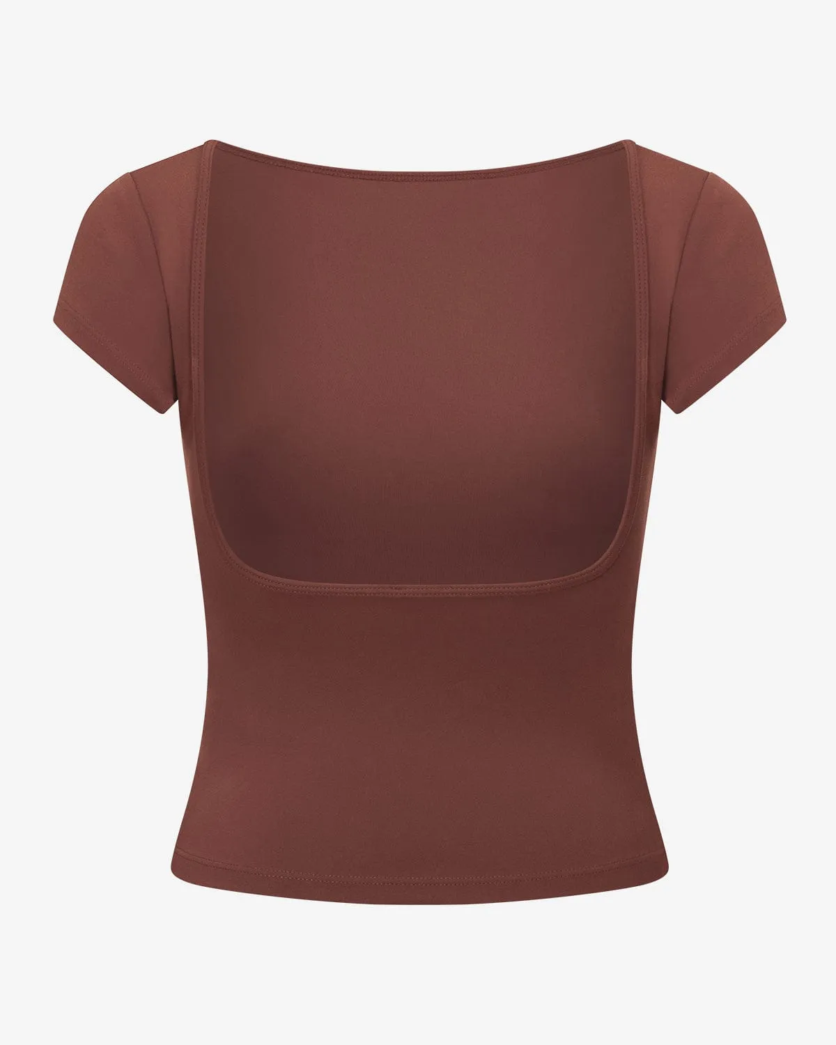 Open Back Tee | Maple