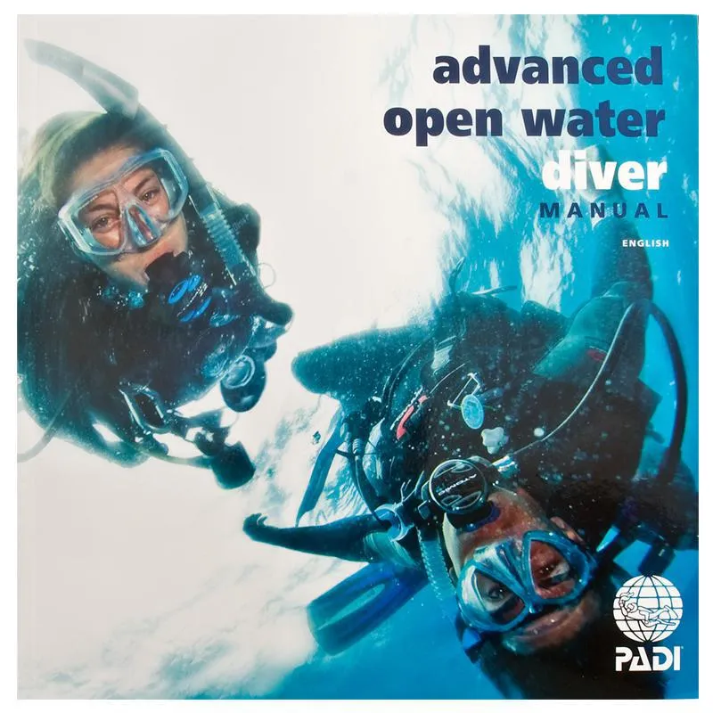 PADI Advanced Open Water Manual with Data Carrier