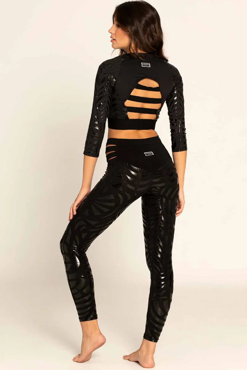 Paradise Chick Superhero Extra Sticky Leggings - Aztec