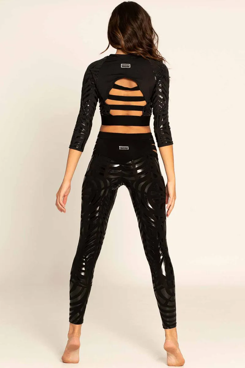 Paradise Chick Superhero Extra Sticky Leggings - Aztec