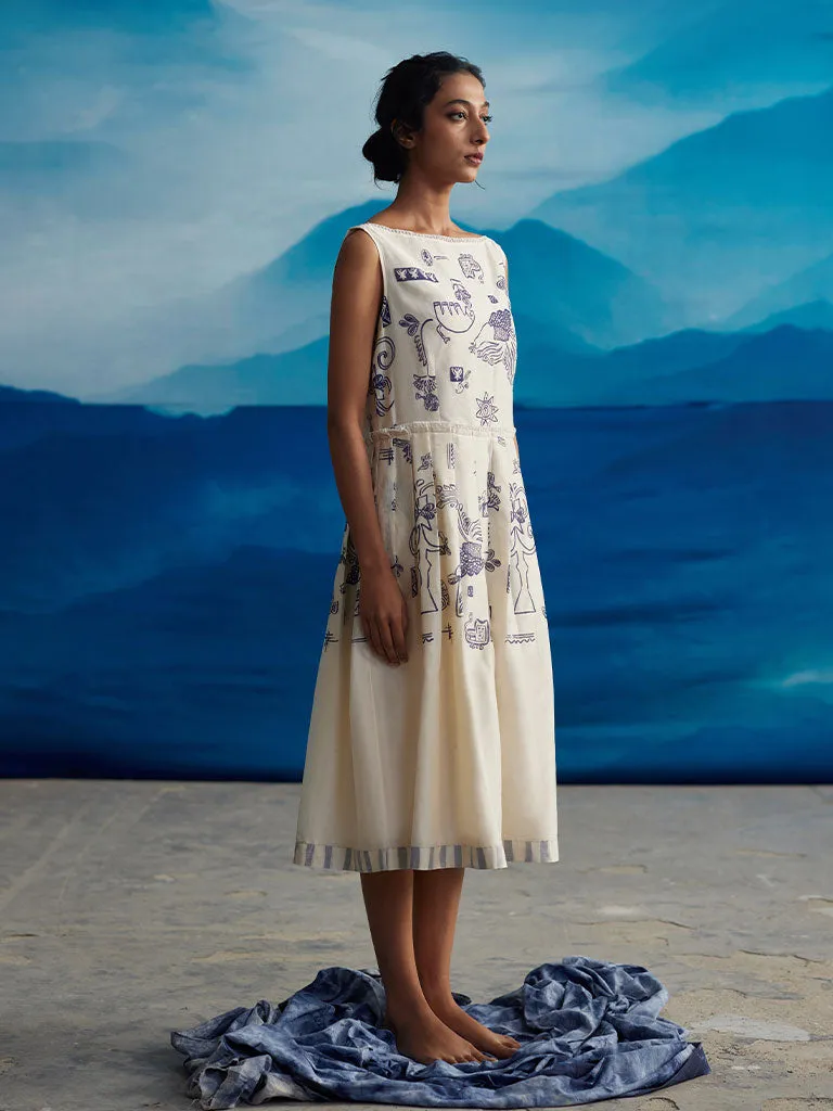 Pema Knife Pleat Dress