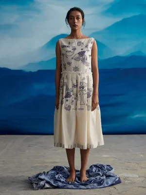Pema Knife Pleat Dress