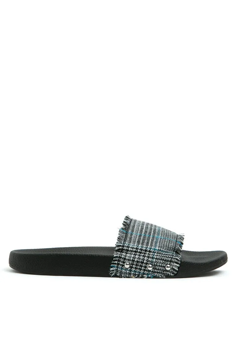 Plaid Sandal
