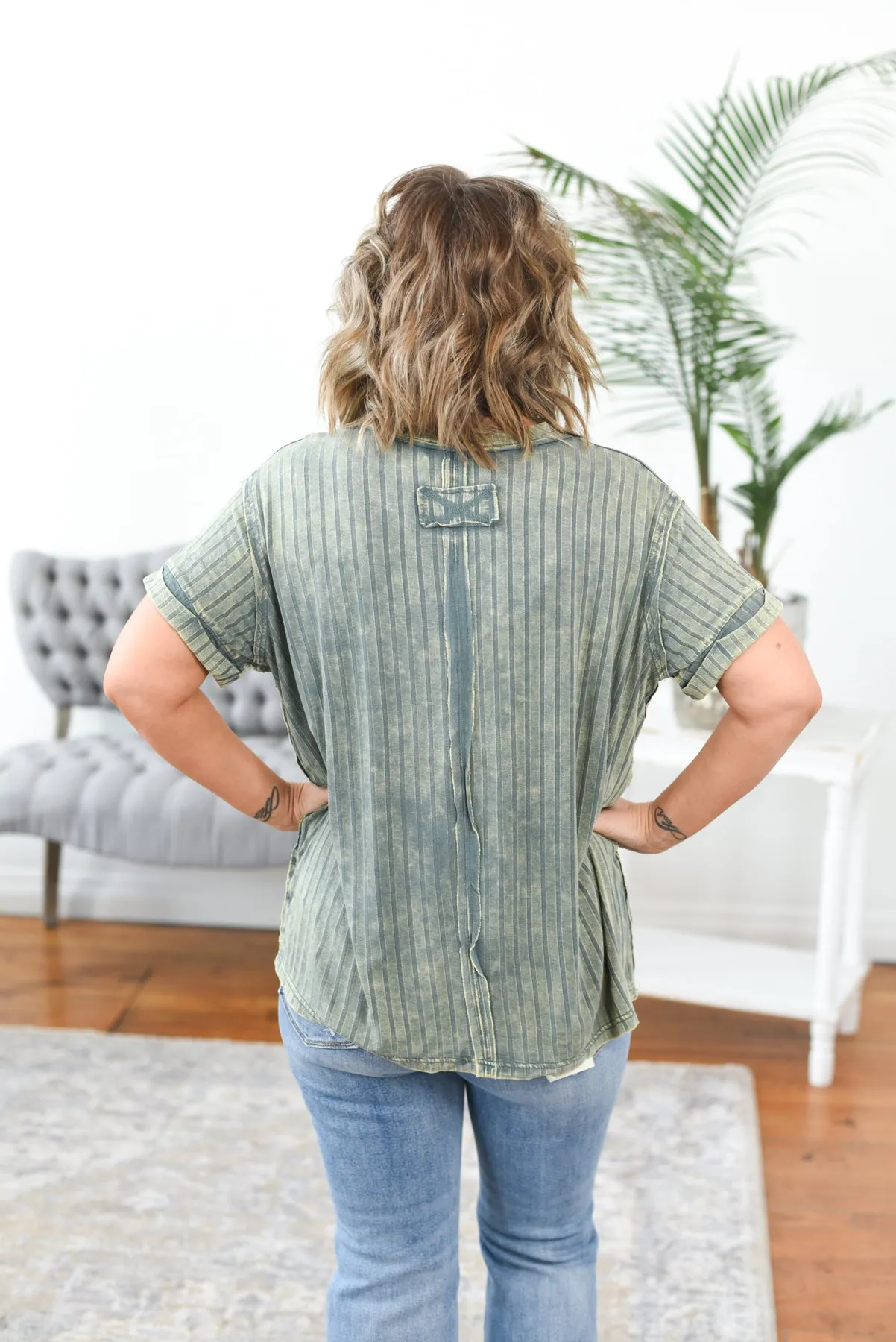 Polly Acid Wash Top