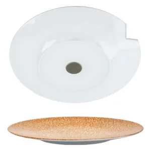 Porcelain Magnetic Dinner Plates APRICOT by Silwy