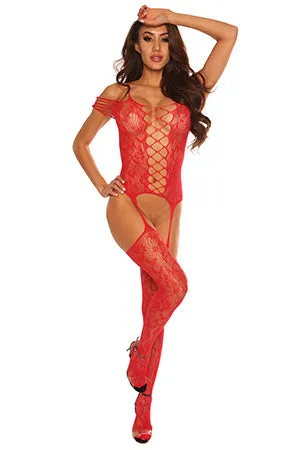 Red Très Sexy Bodystocking