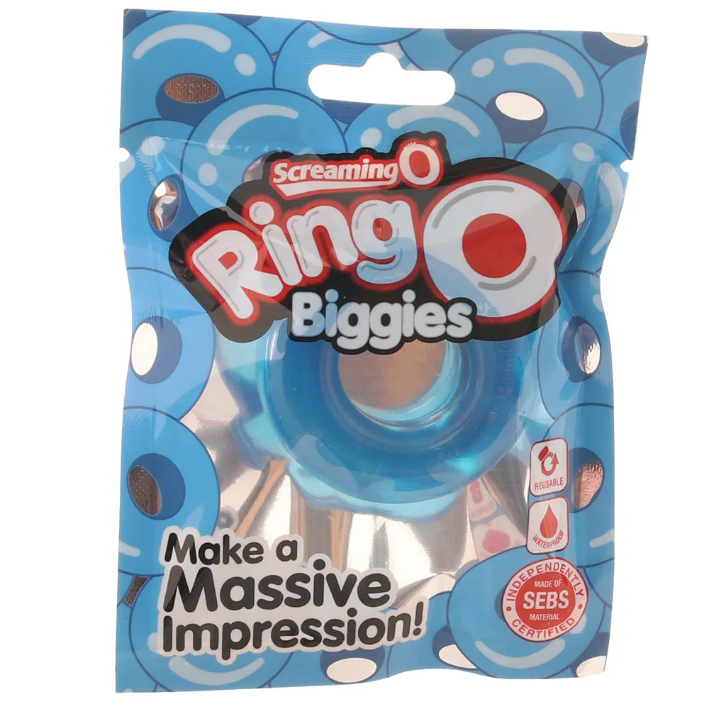 RingO Biggies Cock Ring in Blue