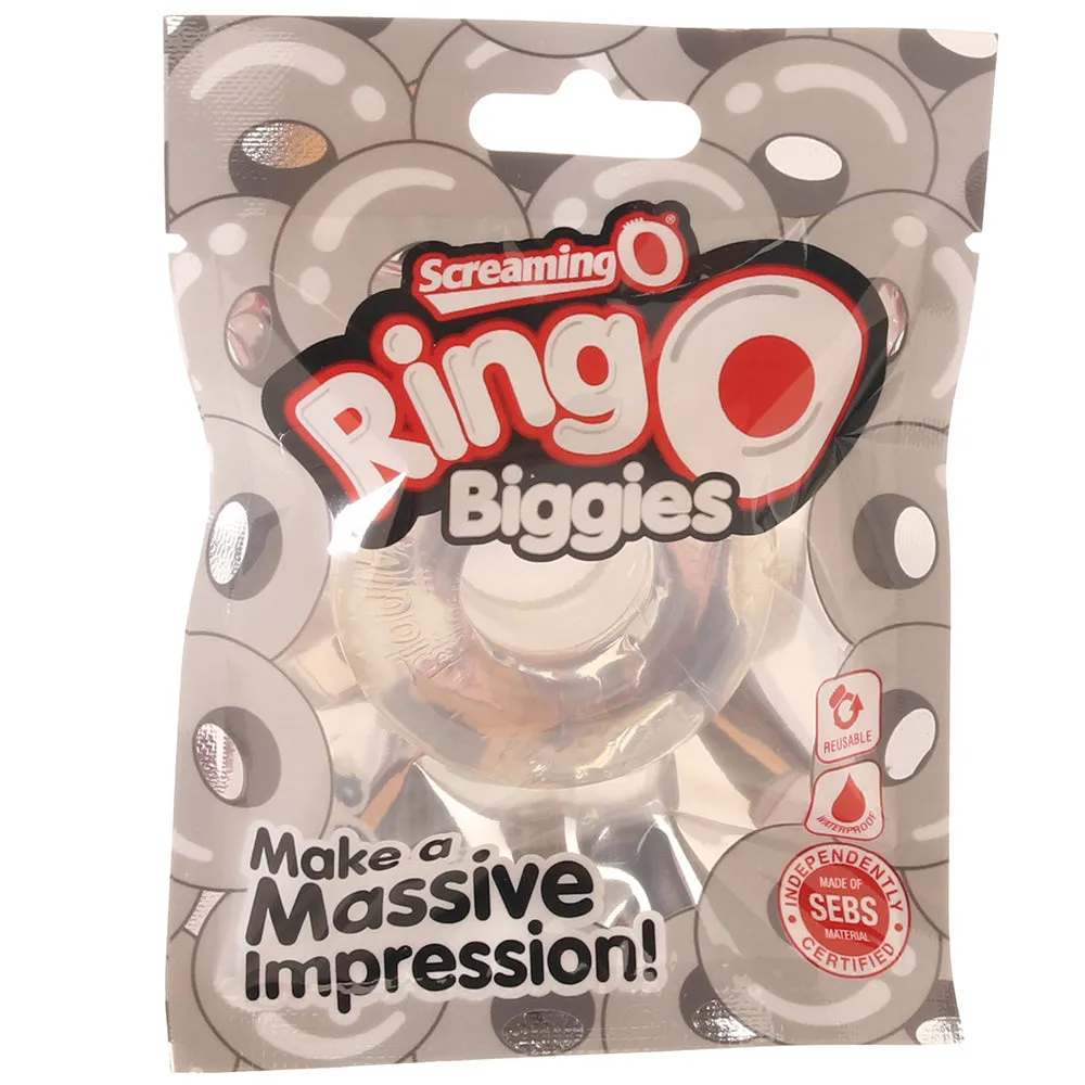 RingO Biggies Cock Ring in Clear