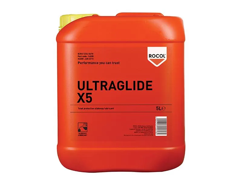 Rocol Ultraglide X5 Lubricant 5 Litre