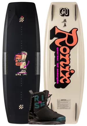 Ronix Quarter 'Til Midnight with Rise Wakeboard Package 2025