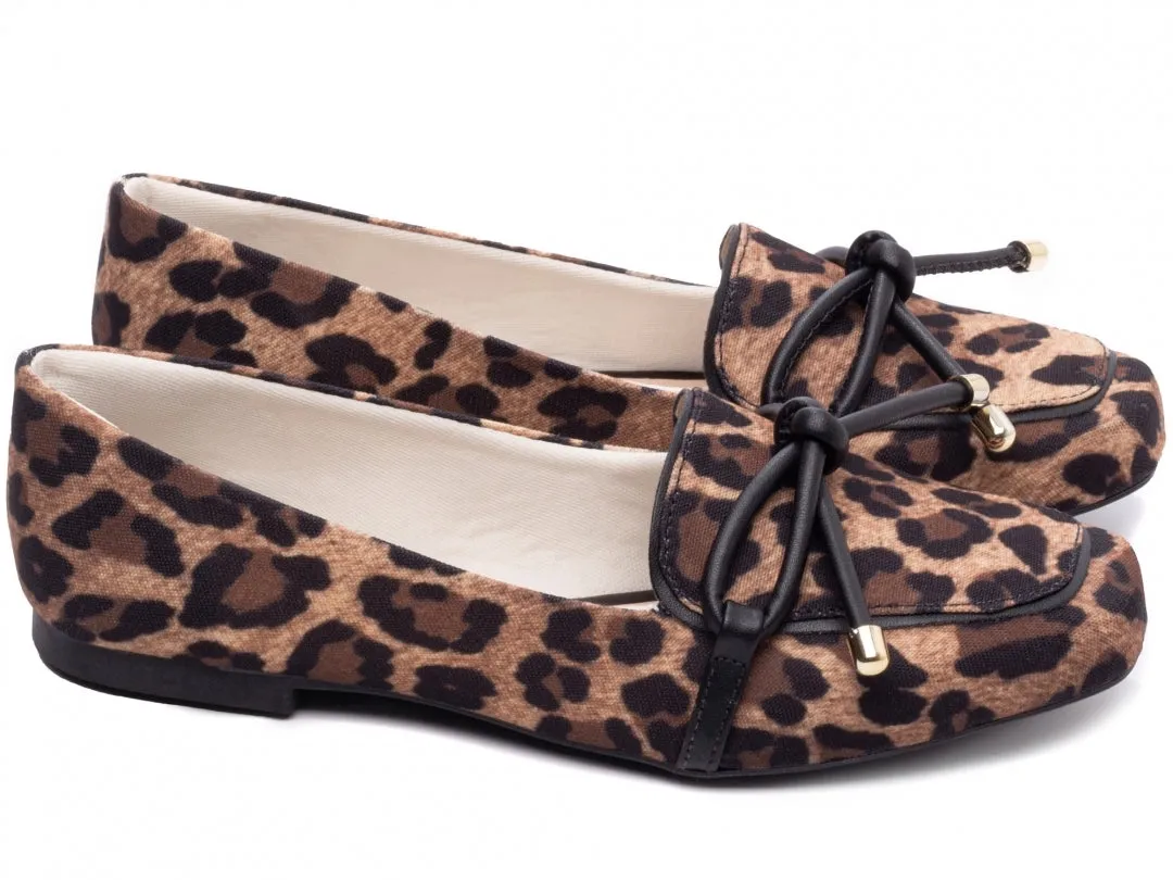 Sapato Mocassim Feminino Oncinha