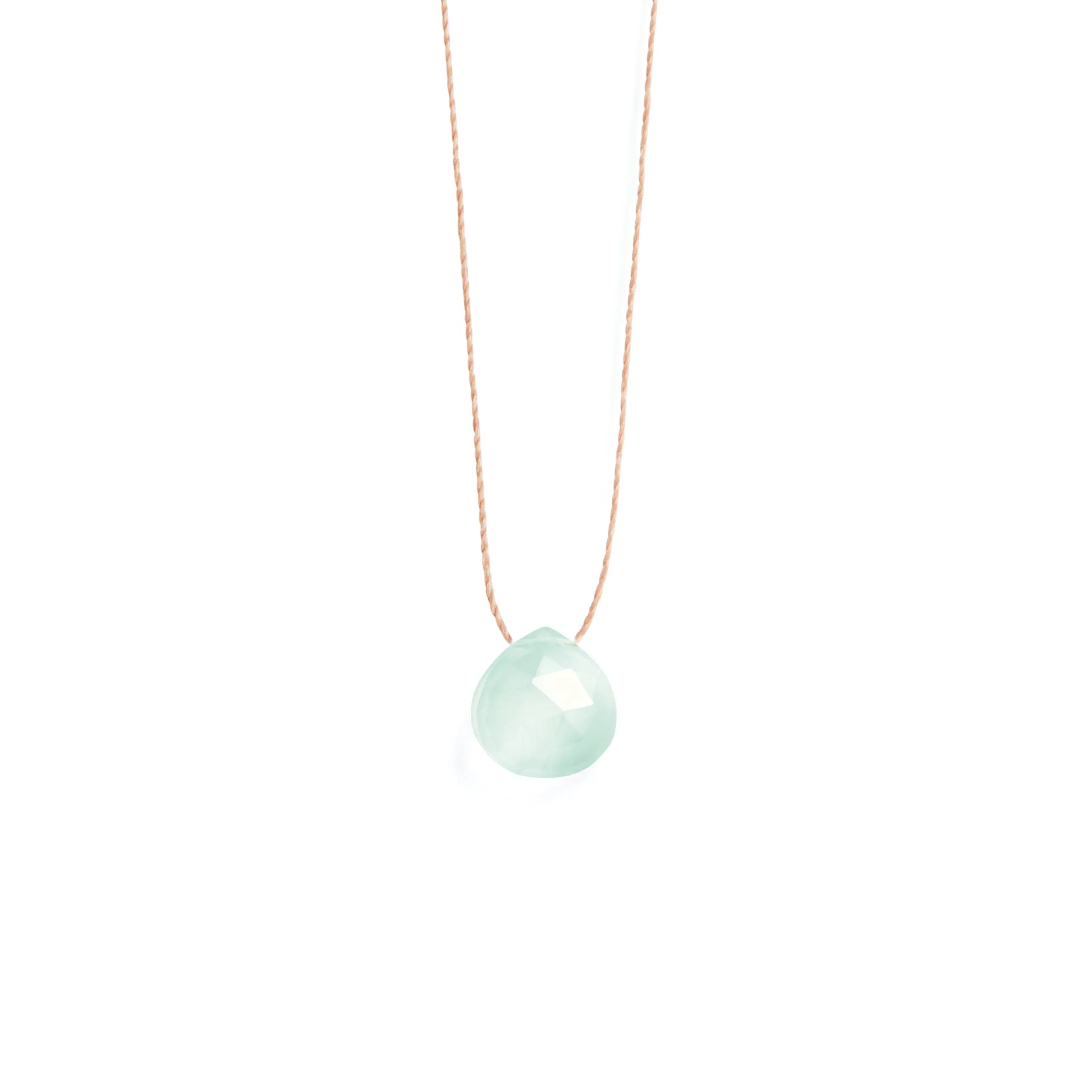 Sea Glass Chalcedony Necklace