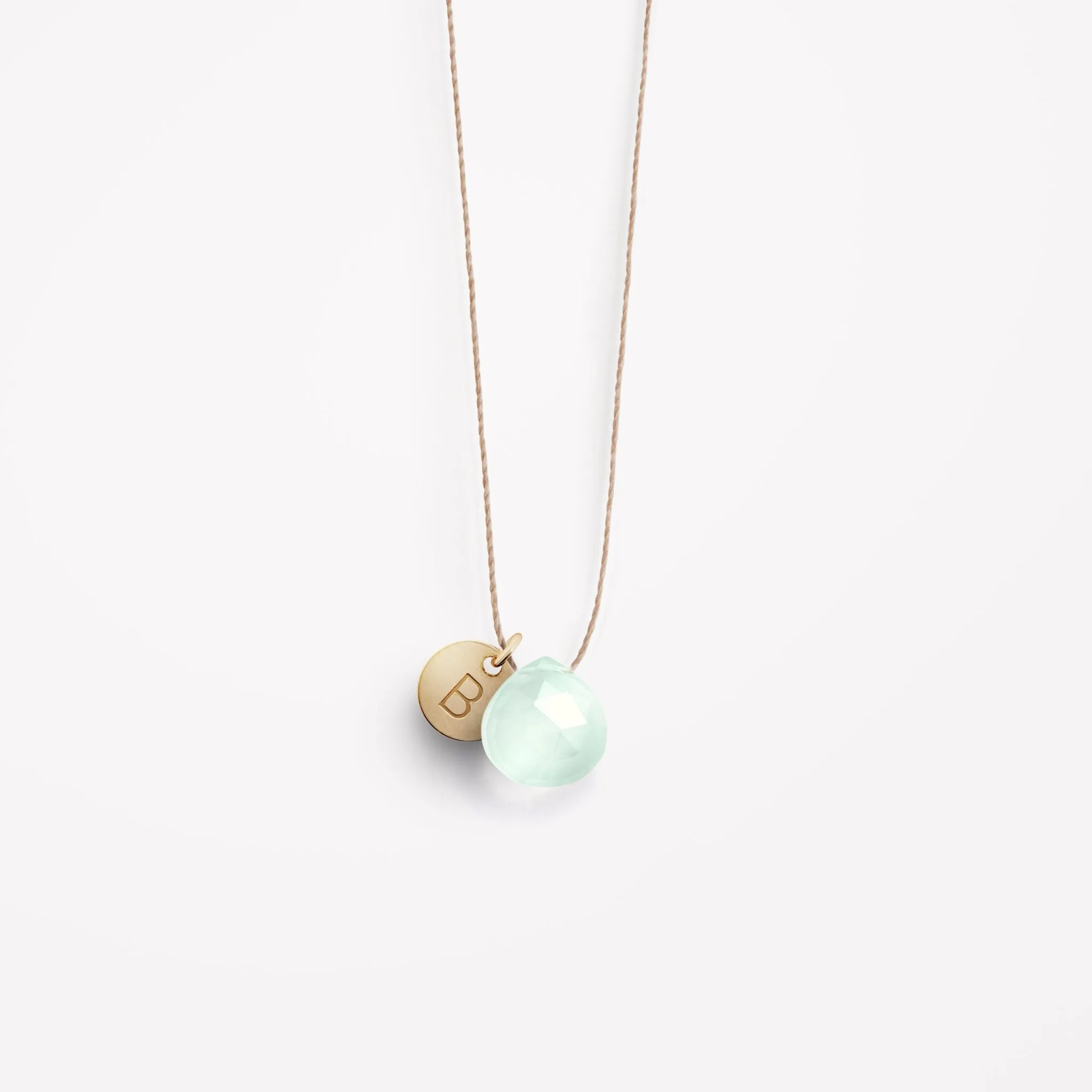 Sea Glass Chalcedony Necklace