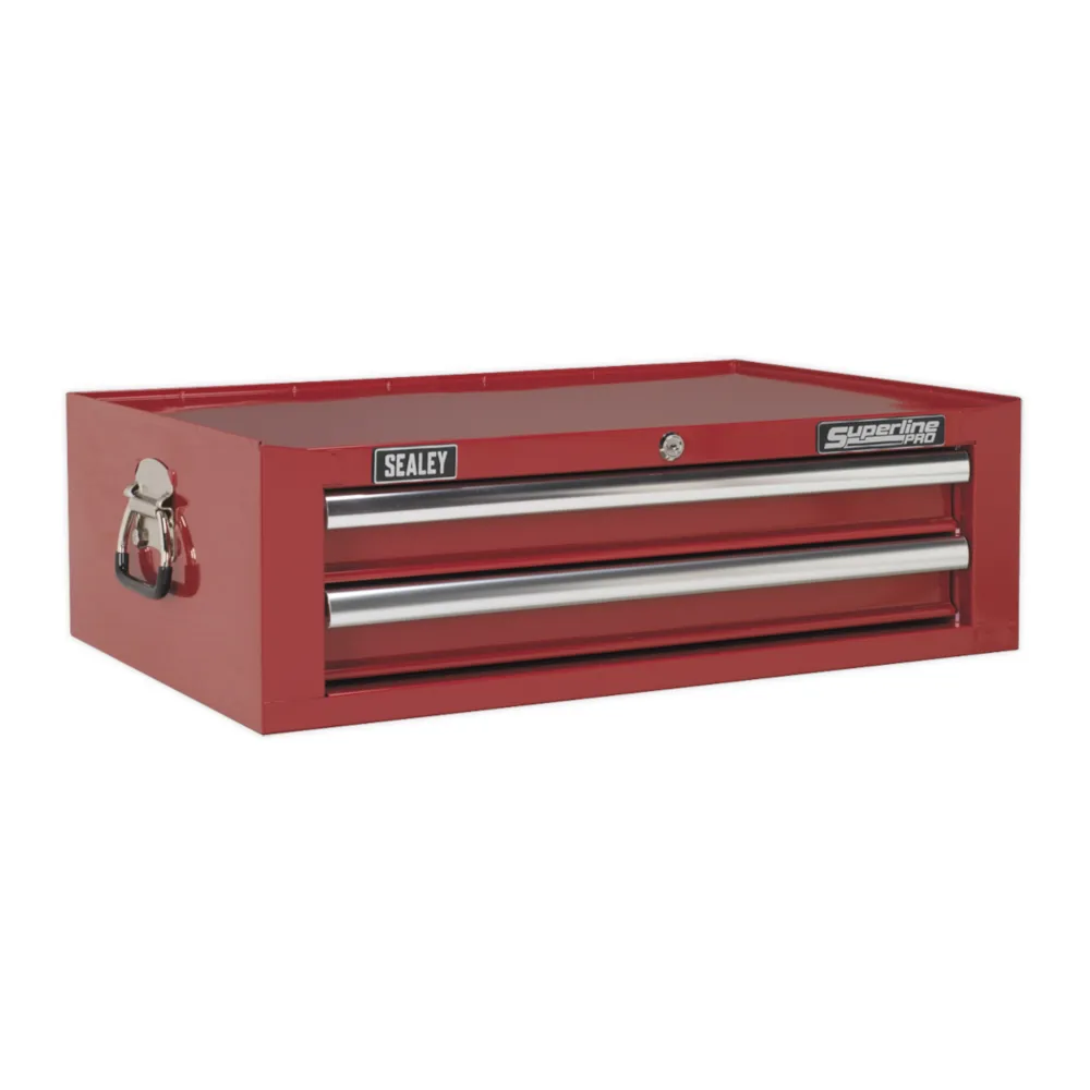 Sealey 2 Drawer Mid-Box with Ball-Bearing Slides - Red - C