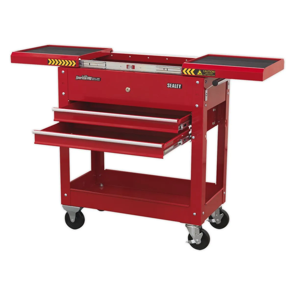 Sealey American Pro Mobile Tool & Parts Trolley - Red