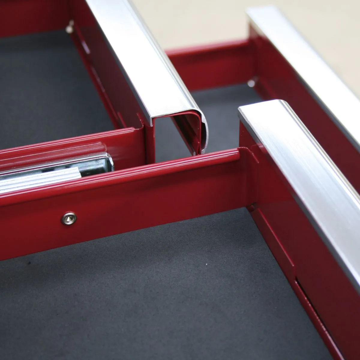 Sealey Superline Pro Mid-Box 2 Drawer Tool Chest with Ball-Bearing Slides - Red