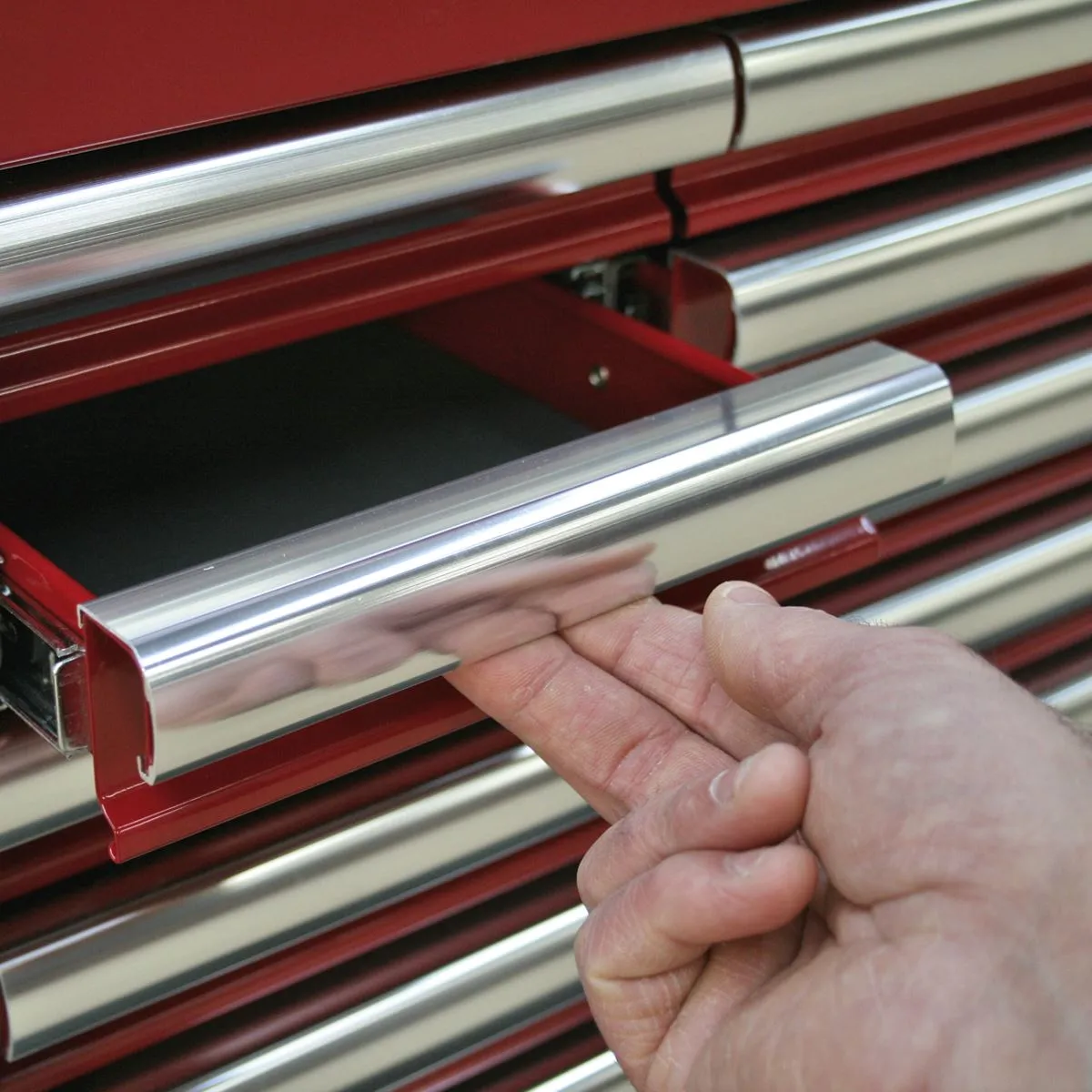 Sealey Superline Pro Mid-Box 2 Drawer Tool Chest with Ball-Bearing Slides - Red