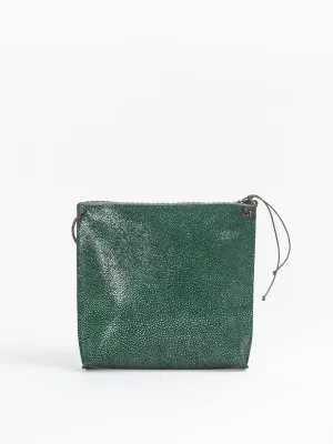 shagreen strappy pouch