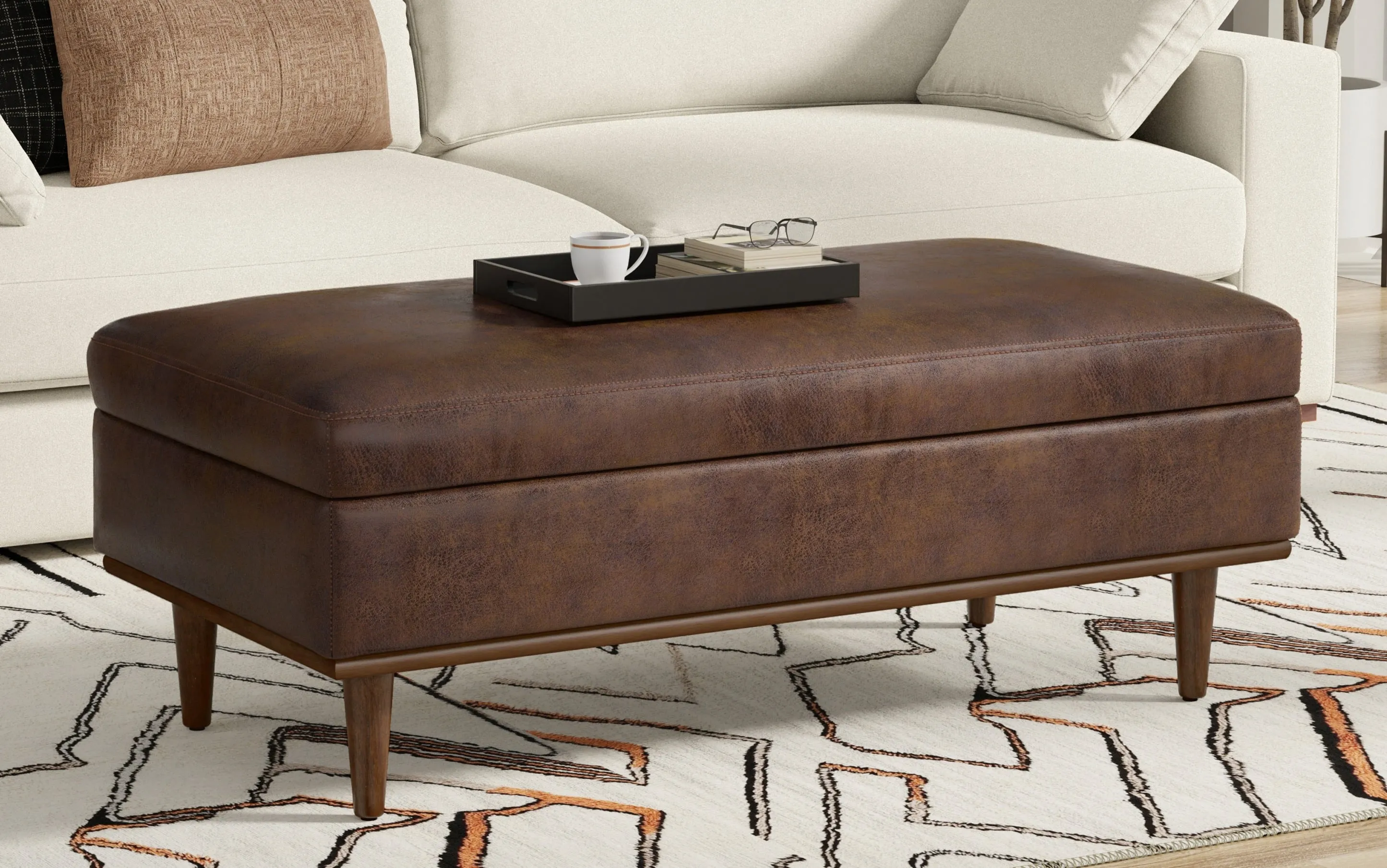 Shiloh Rectangular Storage Ottoman