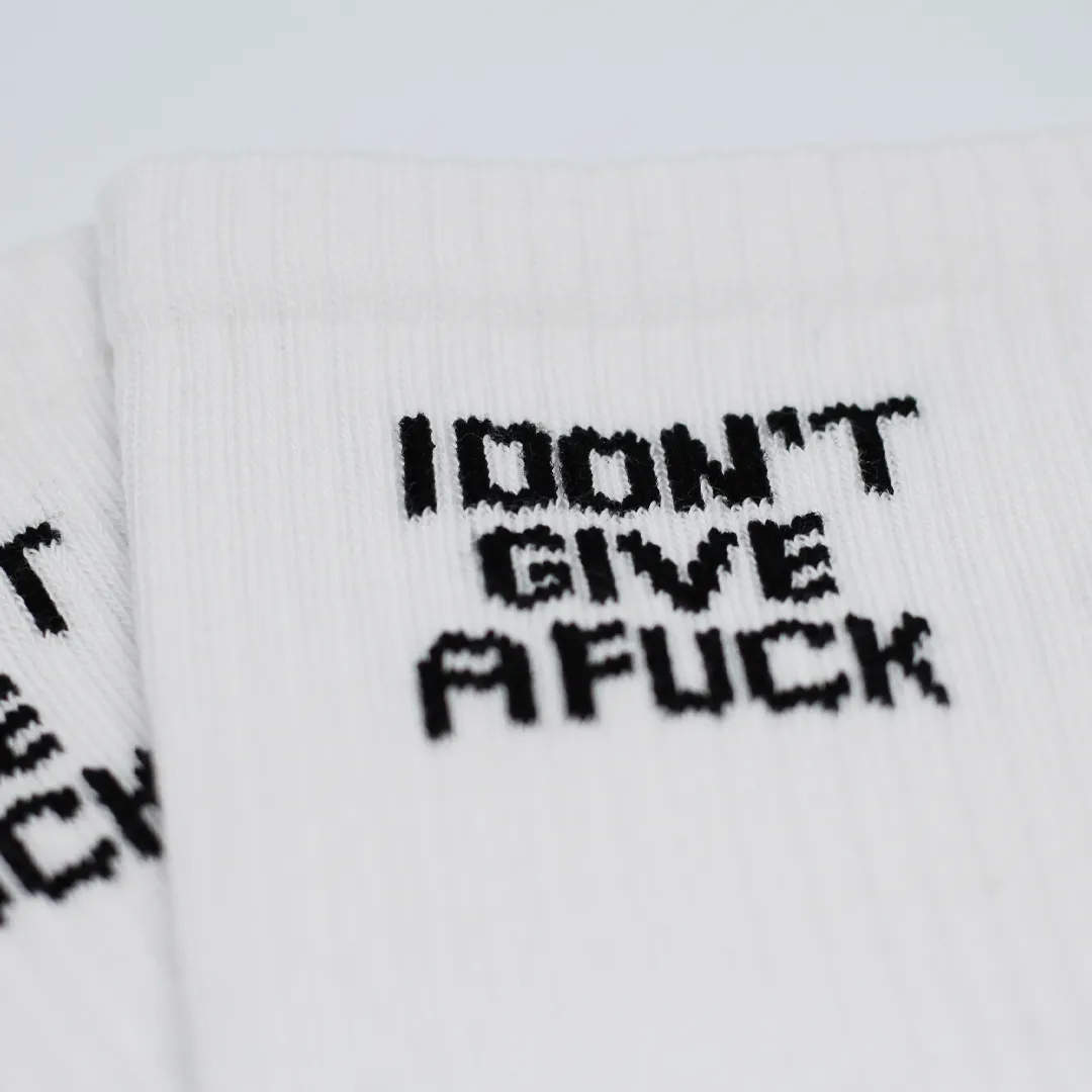 Sick Sock I Dont Give A F**k Cushioned