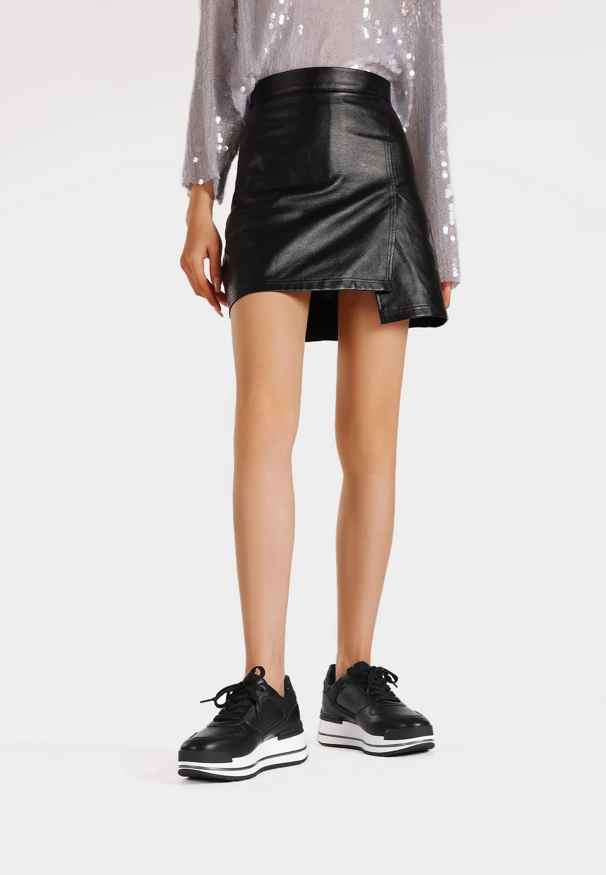 Sneakers con suola alta X31-23