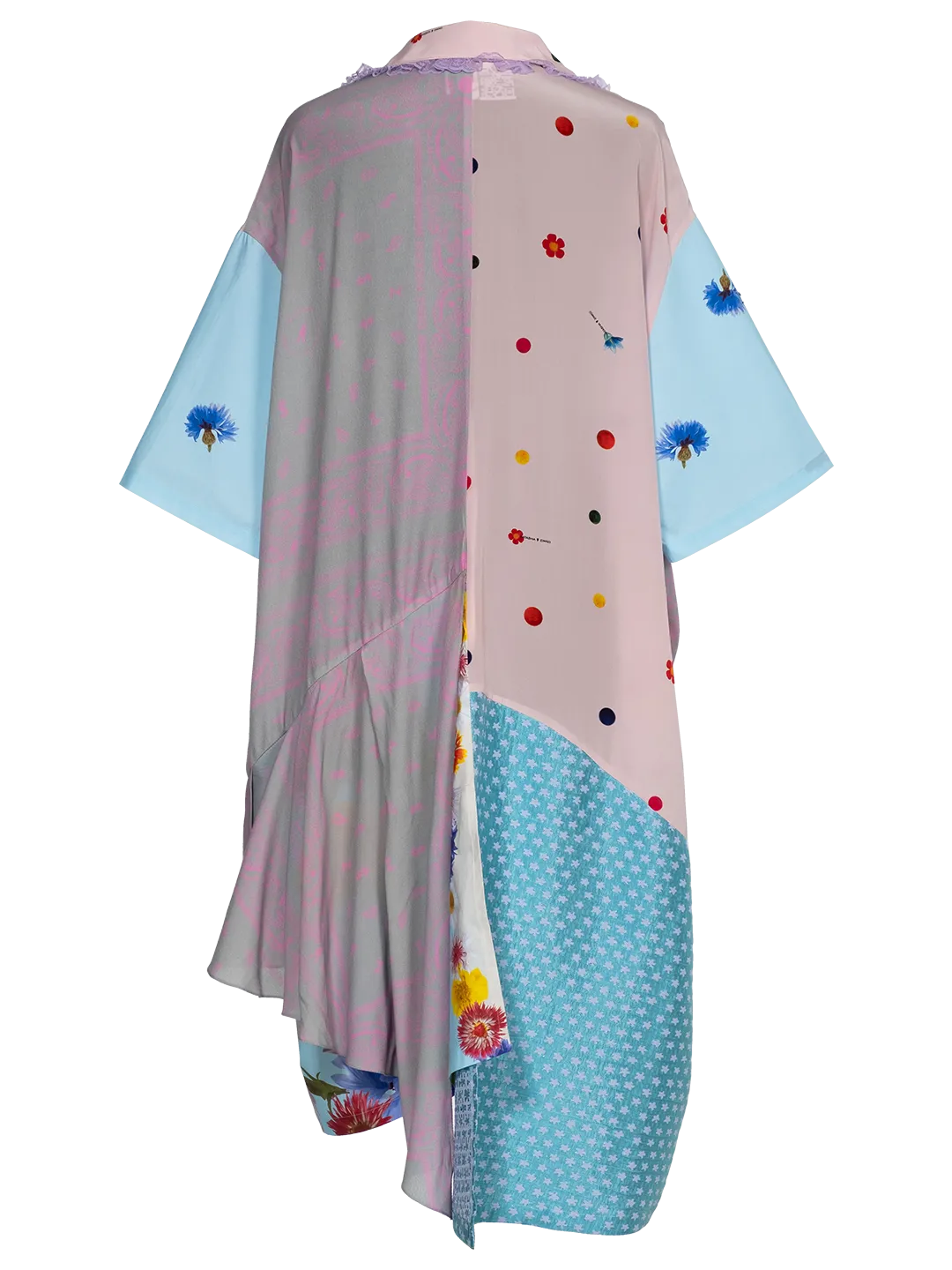 SS Button Front Upcycled Dress