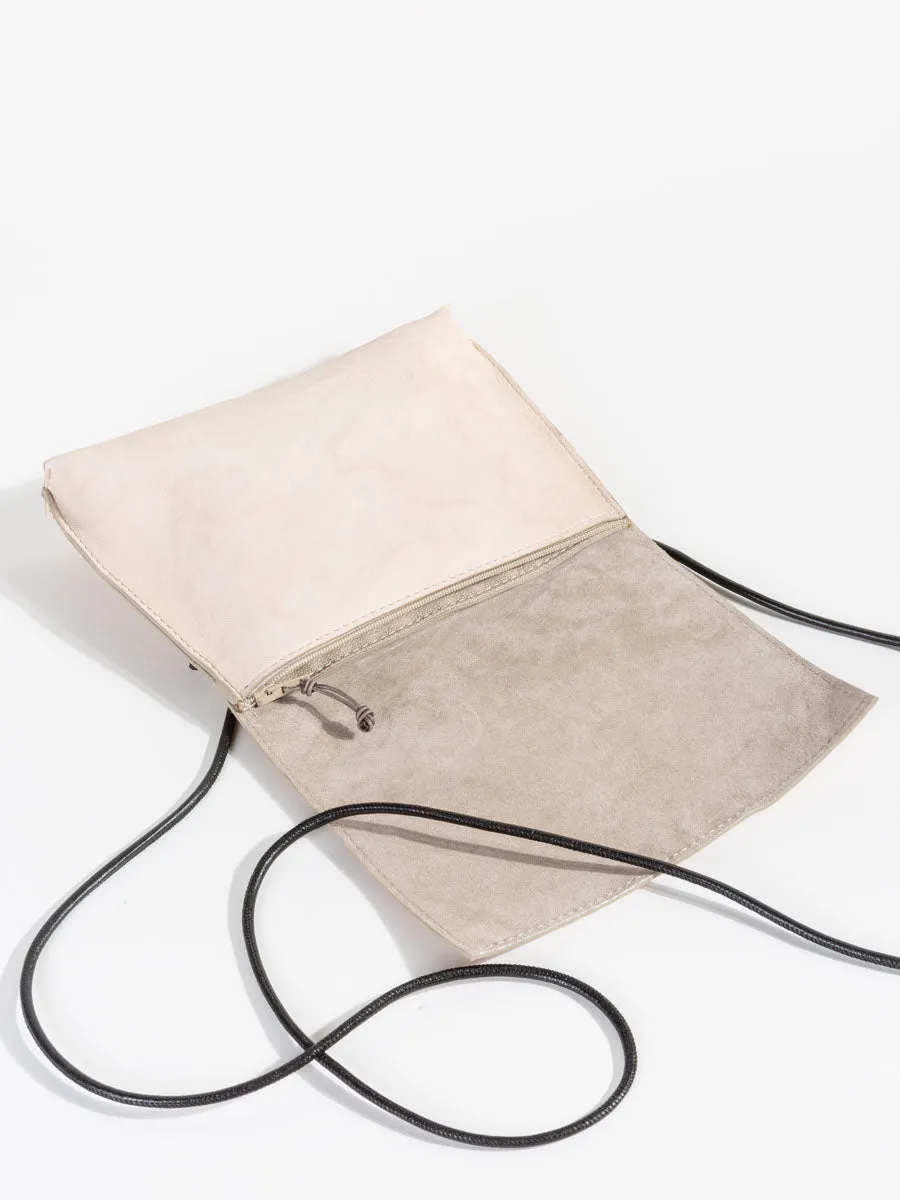 strappy foldover - sand