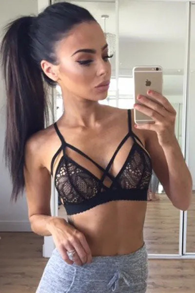 Strappy Harness Bralette Bra